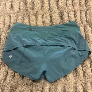 NWOT lululemon speed up shorts